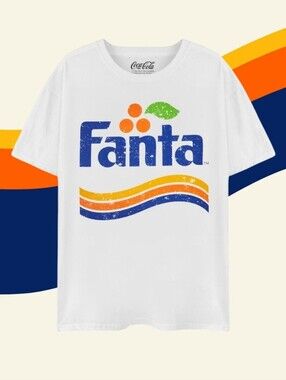 h&m x Coca-Cola Fanta Graphic Crewneck T-Shirt - white - Size M